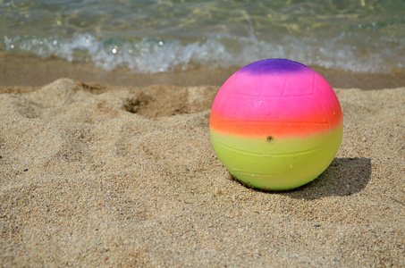 多彩沙滩球