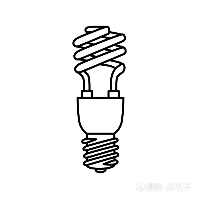节能灯泡.矢量插画-正版商用图片1lf08j-摄图新视界