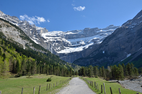 到 Gavarnie 在比利牛斯马戏团的路径