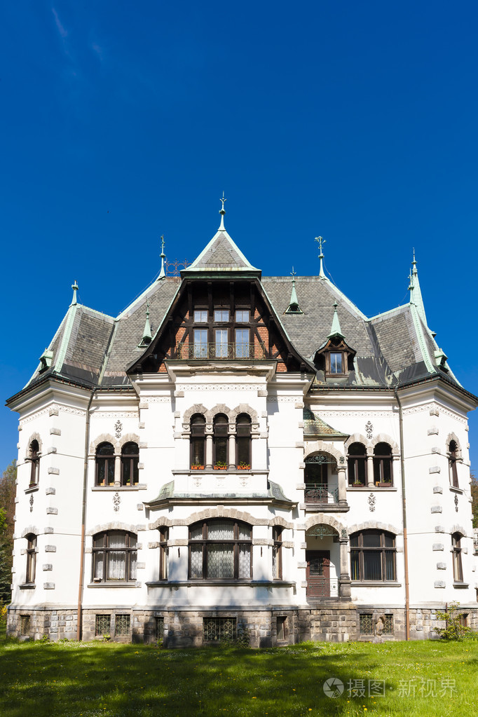 riedl杰斯纳河捷克共和国的别墅