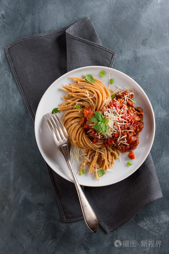 全麦面食意大利面