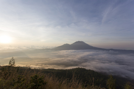 景观的巴图尔火山