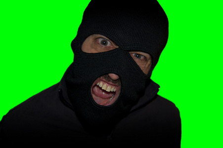 巴拉克拉瓦, 克里米亚在犯罪现场戴巴拉克拉瓦面具的窃贼蒙面窃