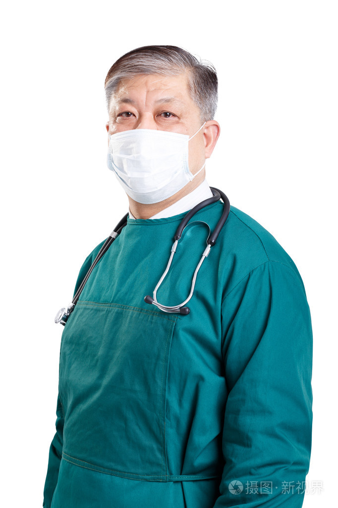 老亚洲男外科医生