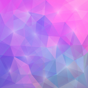 抽象的三角形拼接紫色粉红色背景
