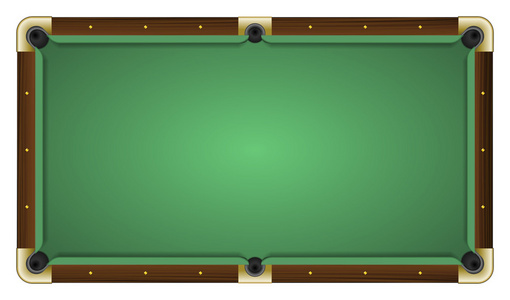 空绿色的台球桌照片