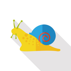 昆虫的蜗牛平面图标图标元素图片