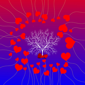 心与心的树