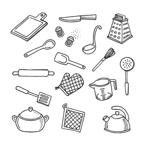 厨师工具图片-厨师工具素材-厨师工具插画-摄图新视界