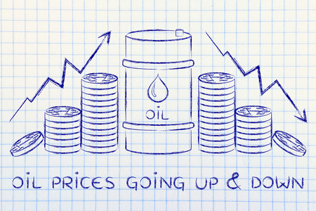 石油价格会向上与向下的概念