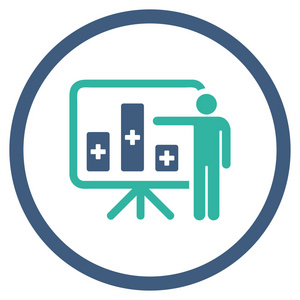 演示文稿栏医疗栏图表演示文稿圆形图标照片