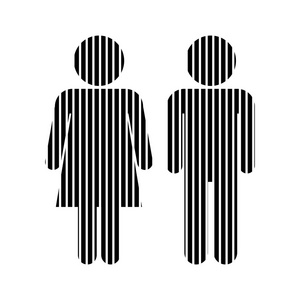 男性和女性的标志