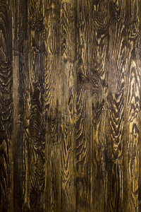 纹理有色的木材深色的强调结构