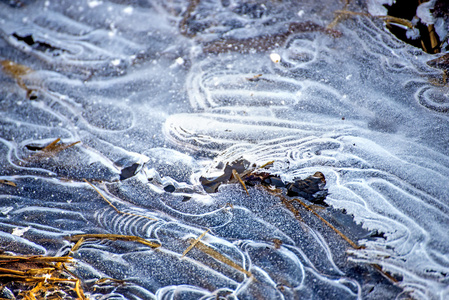 小溪上的冰