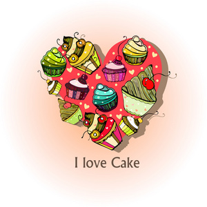 我爱吃蛋糕的插图