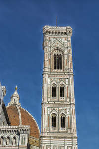 佛罗伦萨大教堂塔的美丽景色。