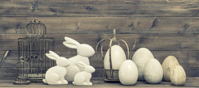 复活节兔子 复活节鸡蛋装饰