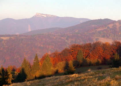 装入 Klak，马拉 Fatra，Strazovske vrchy，斯洛伐克