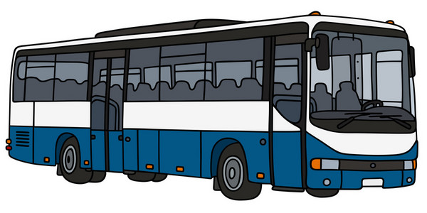 蓝色和白色巴士不是一个真正的类型