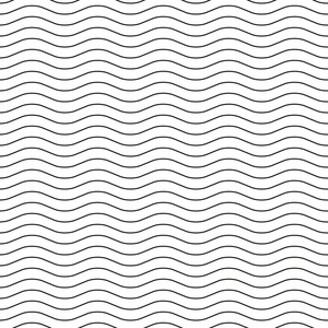 波浪线标志图片