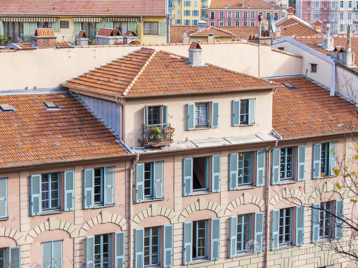 好，法国在 2016 年 1 月 7 日。古老的城市，在普罗旺斯风格的典型建筑细节