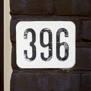 门牌号码 396