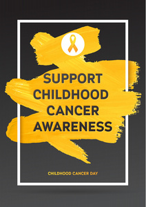 童年癌症宣传海报图片
