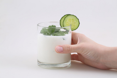 一杯酸奶图片