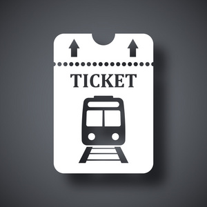 火车车票图标图片