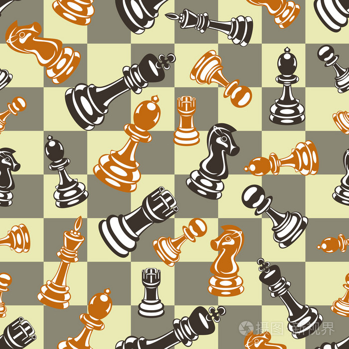 程式化的国际象棋棋子