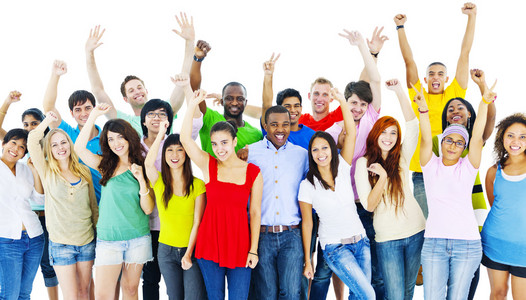 亚洲人群大拇指图片