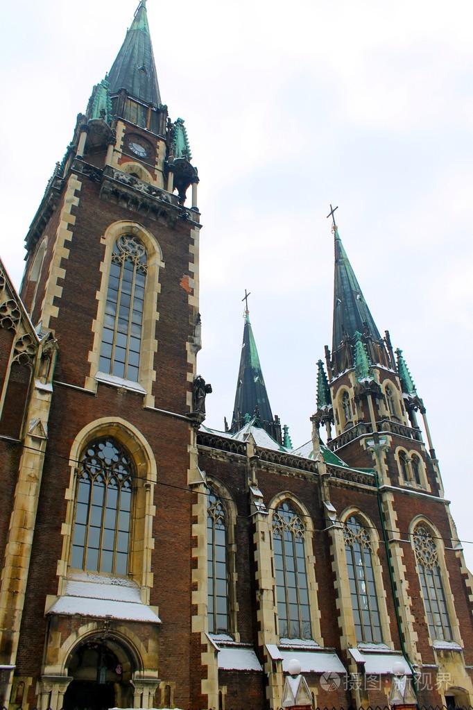 教会的圣 Olha 和伊丽莎白在利沃夫
