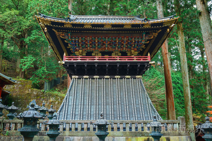 在taiyuinbyo-日航,日本幕府将军德川家德川家光陵钟楼 (shoro)