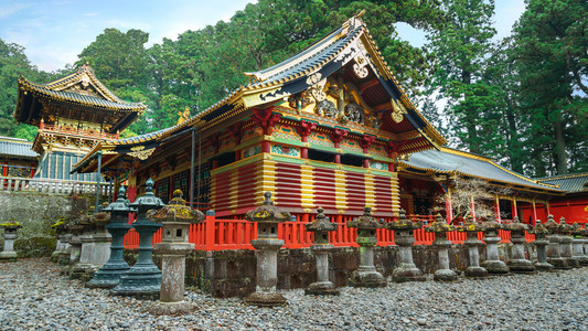 日航，日本栃木县日光东照宫神社