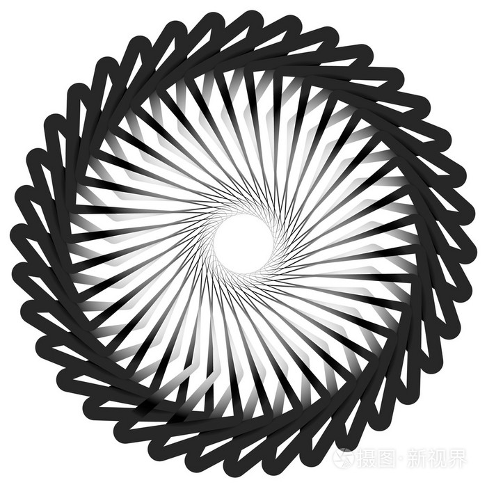 螺旋状,抽象慌张的形状