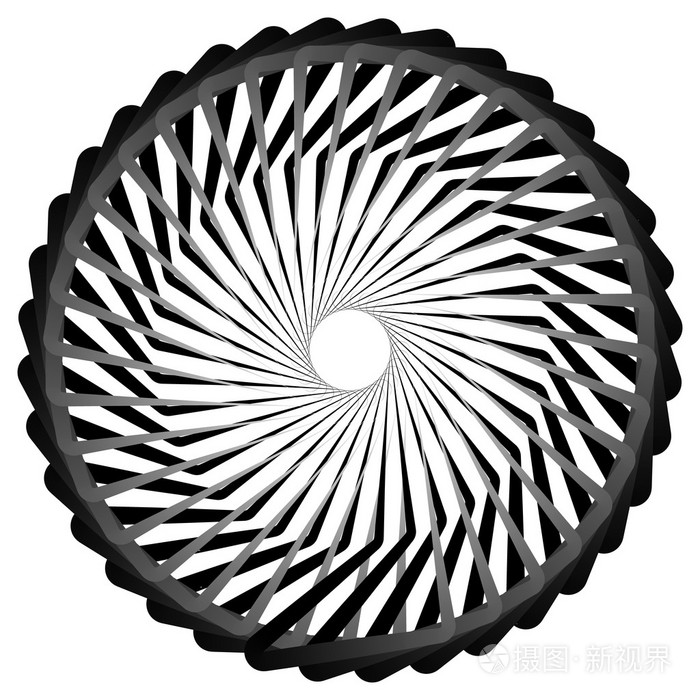 螺旋状,抽象慌张的形状