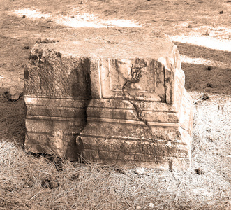 老毁了列和摧毁在瑟里斯寺土耳其石