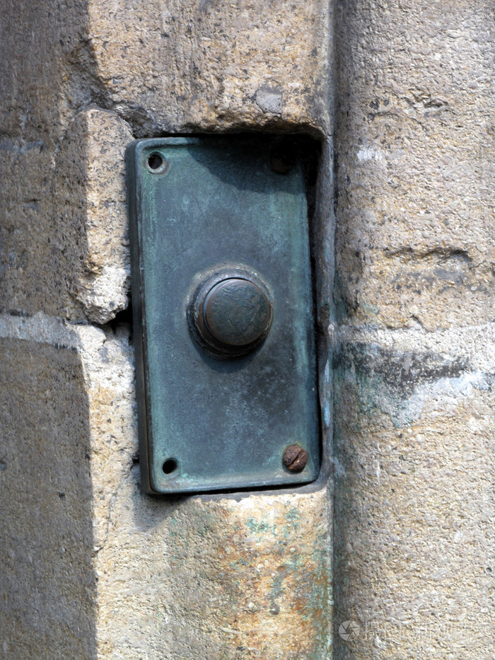 老黄铜门铃
