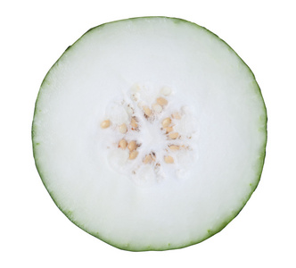 截面的冬瓜照片