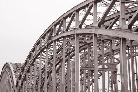 Hohenzollernbrucke 铁路桥梁，科隆德国