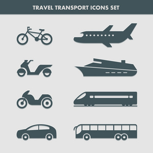 旅游交通图标集