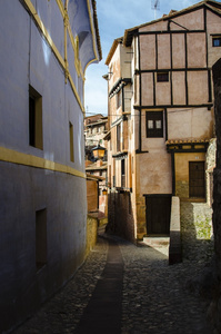 阿尔，西班牙中世纪 terracotte 村
