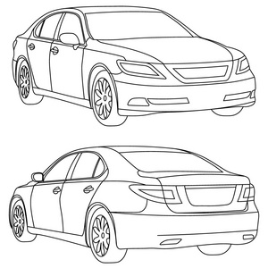 汽车轴侧图图片-汽车轴侧图素材-汽车轴侧图插画-摄图新视界