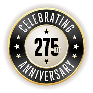 黑 275 周年纪念徽章