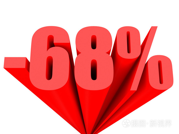 折扣出售68折