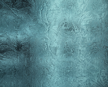 小霜模式在灰蓝色色调玻璃上
