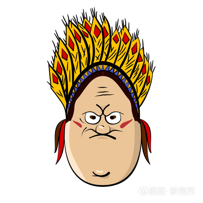 卡通鸡蛋人脸特征