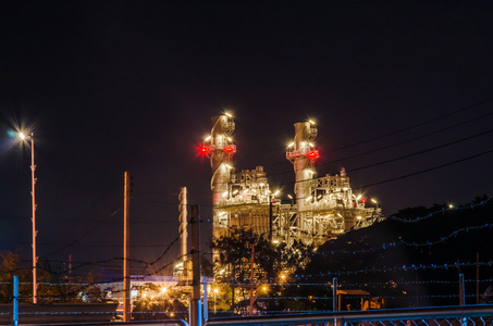 电气装置在夜间