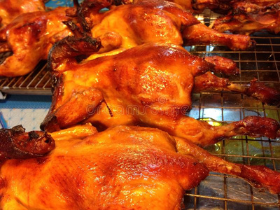 烤箱烤鸡图片