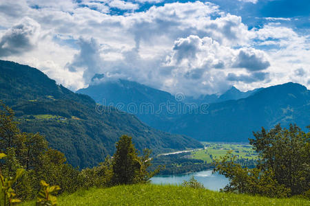 瑞士阿尔卑斯山风景